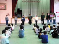 6年生全児童の新学期のめあて発表