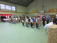 迎える在校生も立派な態度です。