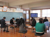 オンラインにて研修に参加