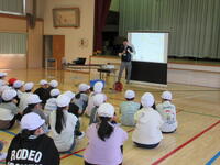 危機管理課の方から防災について学びました。