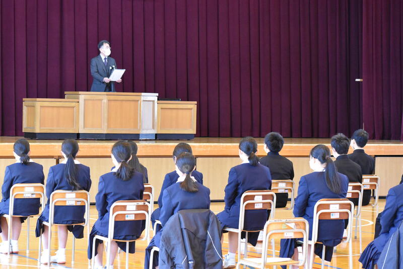 校長先生の式辞①