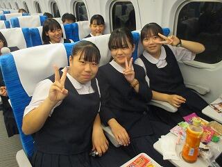 新幹線の中の様子