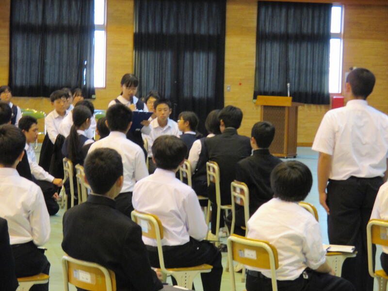 1年生への応答の様子②