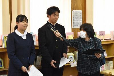 学級委員による説明です①