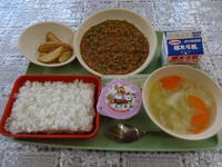 今日の給食（１２月２５日）