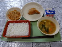 今日の給食（２月２１日）
