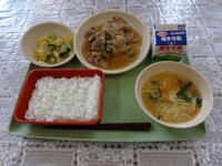 今日の給食（２月２８日）