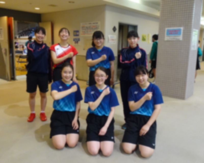 県大会出場を決めた女子チーム