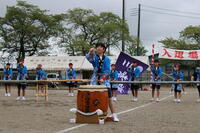 三峯太鼓　勇壮な響きでした。