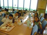 食堂からの景色が最高！