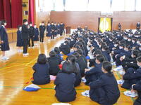 １年間を振り返って（学級委員長）